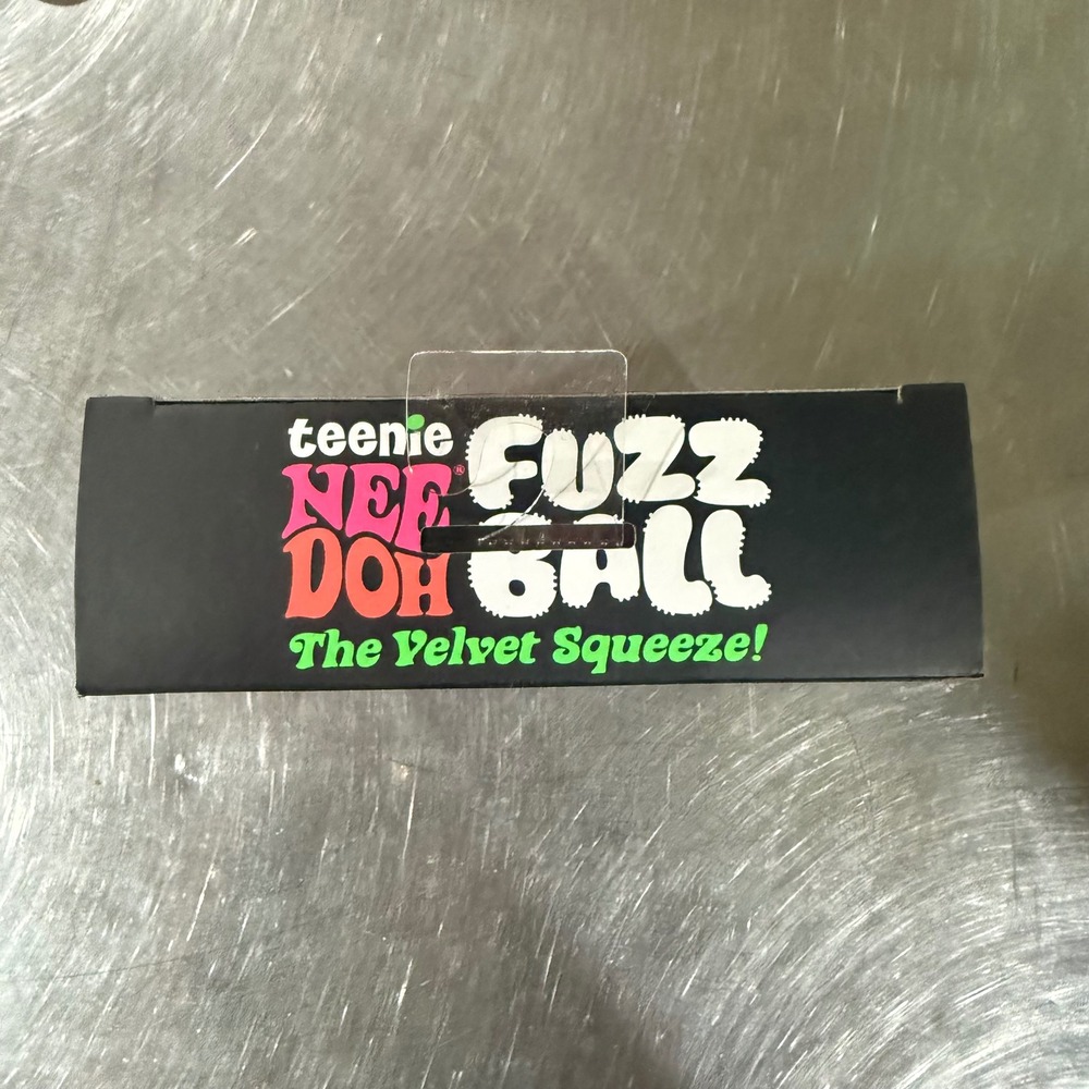 NeeDoh Teenie Fuzz Ball Nee Doh Fidget Toy Schylling Velvet Squeeze 4 Pack NEW - Picture 6 of 6